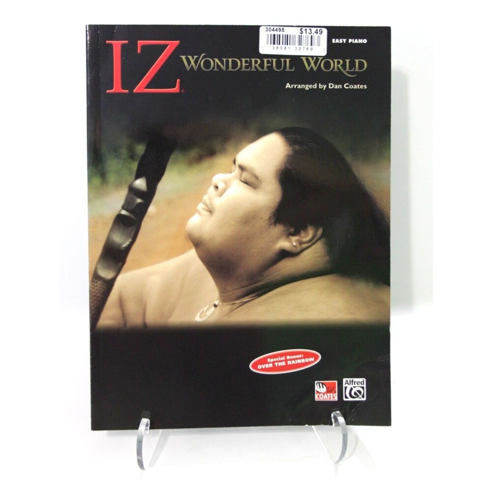 Israel Iz Kamakawiwo'ole Wonderful World Piano Vocal Chords Sheet Music Songbook
